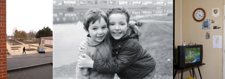 Two children embraced - © photo Anna Solé